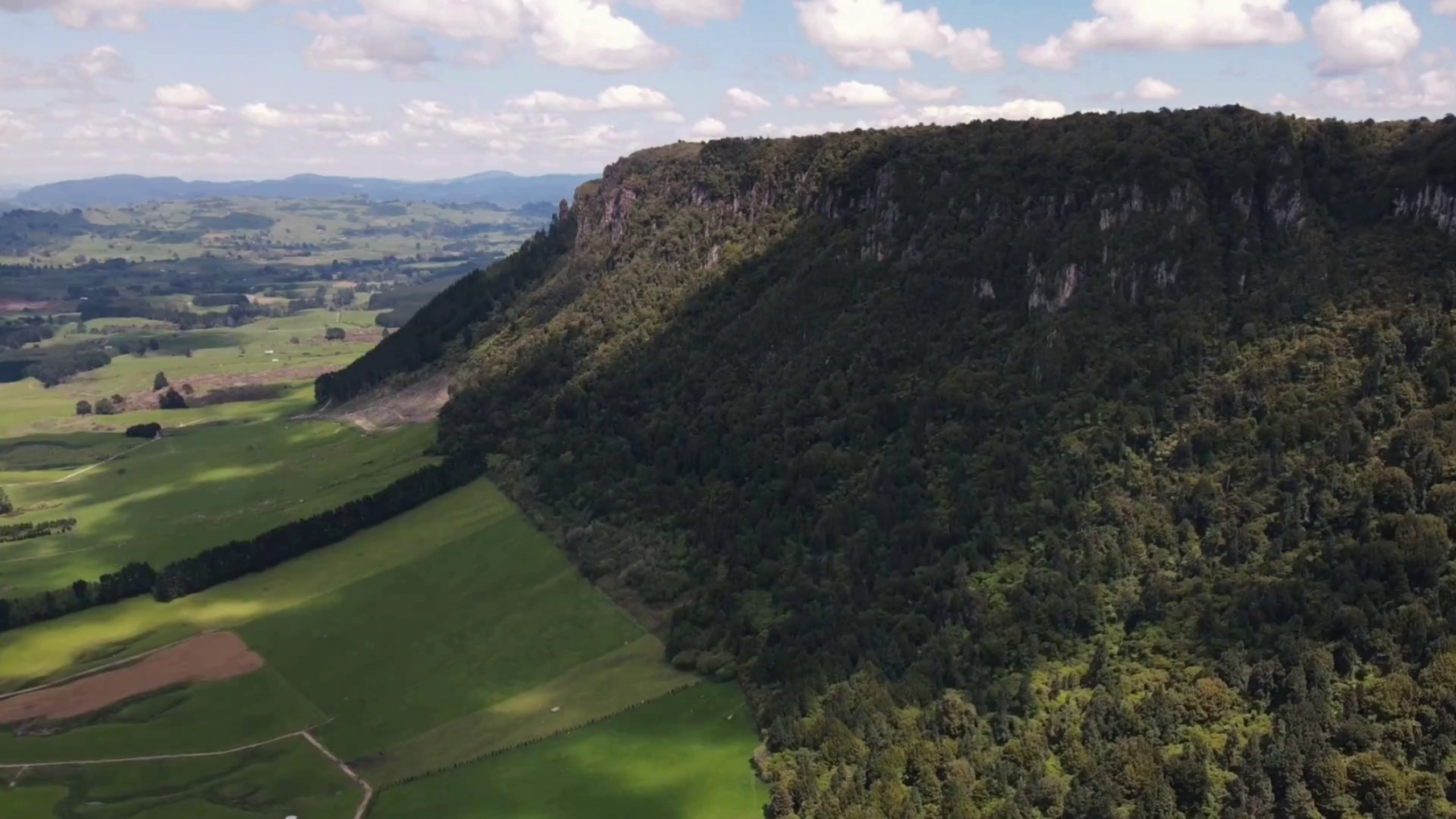 Aerial view of Te Horohoroinga o nga ringa o Kahumatamomoe